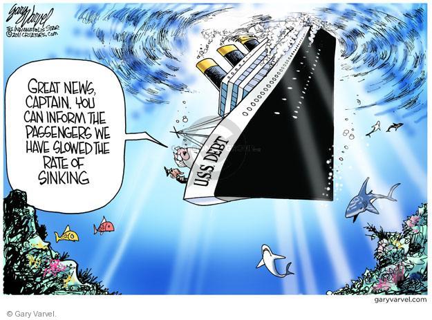 Gary Varvel S Editorial Cartoons Sinking Boat Comics And