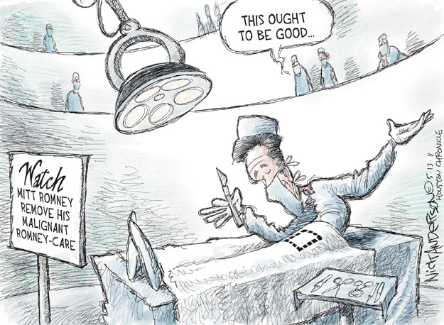 Nick Anderson  Nick Anderson's Editorial Cartoons 2011-05-12 health care reform opposition