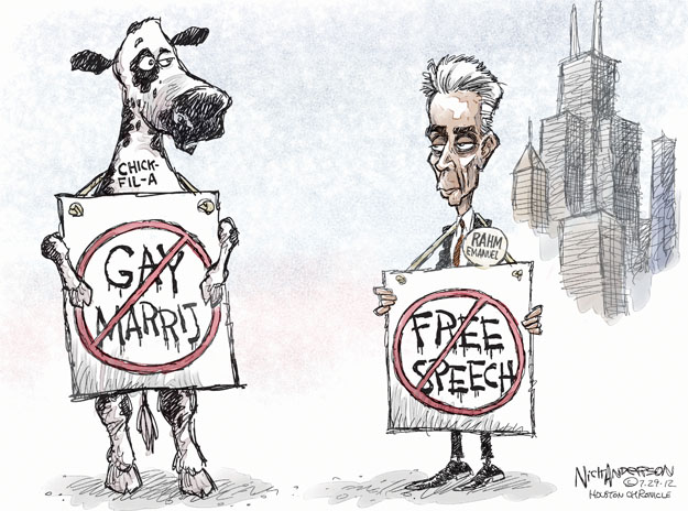 Nick Anderson  Nick Anderson's Editorial Cartoons 2012-07-29 first amendment