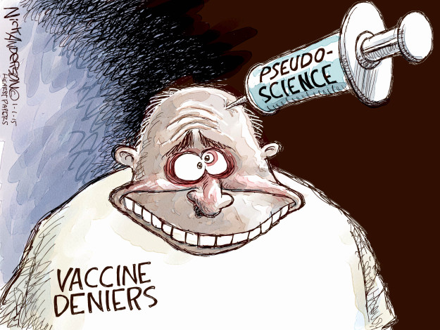 Nick Anderson  Nick Anderson's Editorial Cartoons 2015-02-01 vaccination