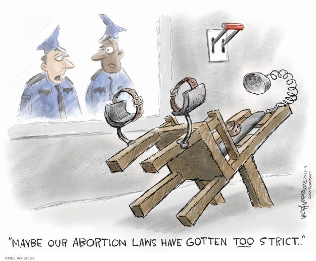 Nick Anderson  Nick Anderson's Editorial Cartoons 2019-05-22 reproductive rights