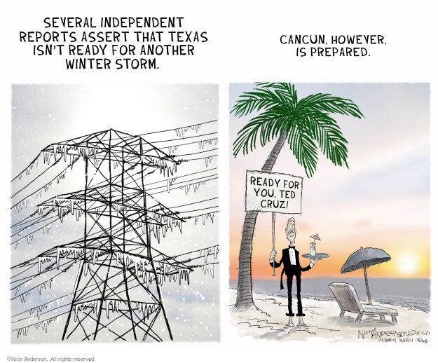 Nick Anderson  Nick Anderson's Editorial Cartoons 2021-12-01 natural disaster