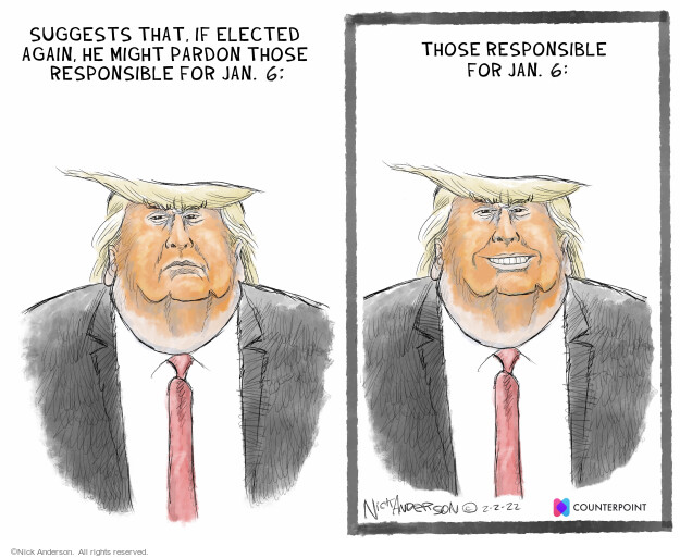 Nick Anderson  Nick Anderson's Editorial Cartoons 2022-02-02 presidential election