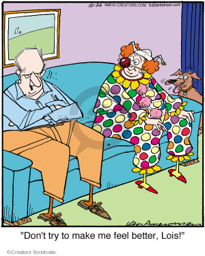 Comic Strip Jerry Van Amerongen  Ballard Street 2015-10-26 clown