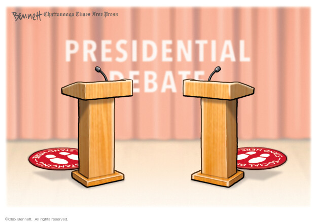 Clay Bennett  Clay Bennett's Editorial Cartoons 2020-09-30 democratic candidate