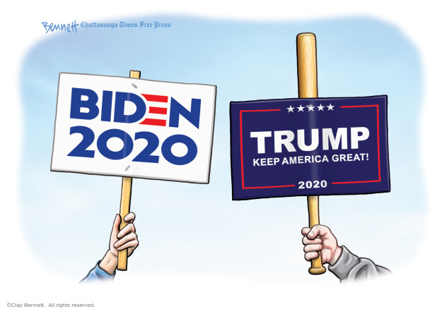 Clay Bennett  Clay Bennett's Editorial Cartoons 2020-10-02 democratic candidate