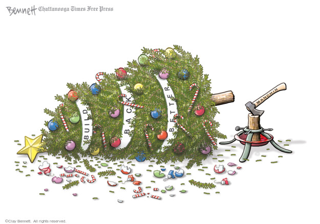 Clay Bennett  Clay Bennett's Editorial Cartoons 2021-12-21 Christmas