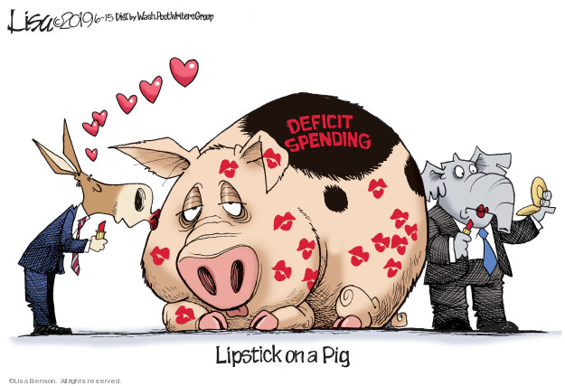 Lisa Benson  Lisa Benson's Editorial Cartoons 2019-06-15 republican democrat
