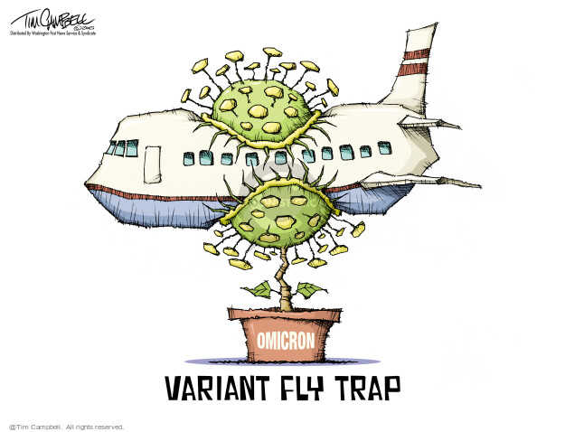 Tim Campbell  Tim Campbell Editorial Cartoons 2021-12-30 virus