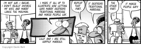 Comic Strip Darrin Bell  Candorville 2008-05-29 homosexuality