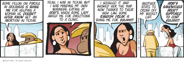 Comic Strip Darrin Bell  Candorville 2021-09-29 abortion