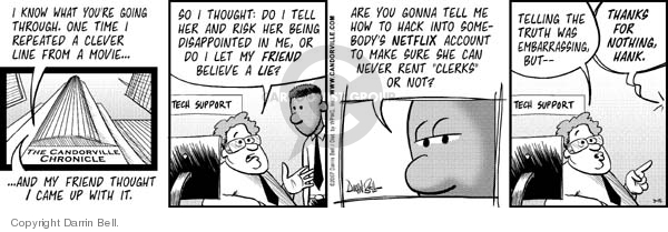 Comic Strip Darrin Bell  Candorville 2007-03-15 nothing
