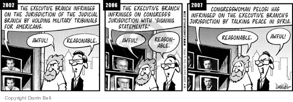 Comic Strip Darrin Bell  Candorville 2007-04-21 separation of powers