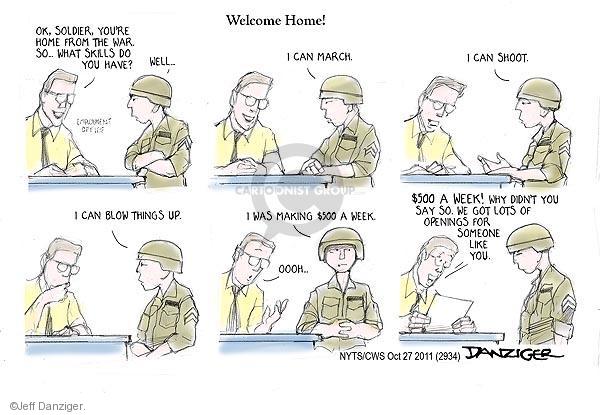 Jeff Danziger  Jeff Danziger's Editorial Cartoons 2011-10-27 international war