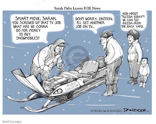 Jeff Danziger  Jeff Danziger's Editorial Cartoons 2013-01-26 Sarah Palin