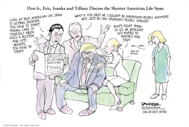 Jeff Danziger  Jeff Danziger's Editorial Cartoons 2021-12-28 Trump administration