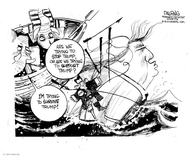 John Deering  John Deering's Editorial Cartoons 2016-10-20 presidential candidate