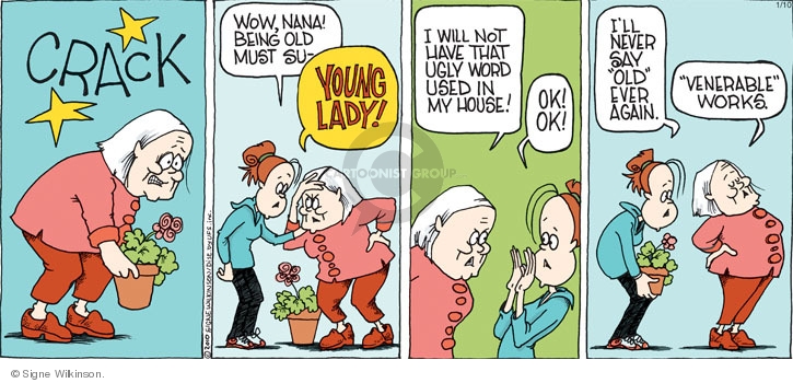 Comic Strip Signe Wilkinson  Family Tree 2010-01-10 old age