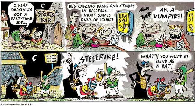 Cartoonist Bob Thaves Tom Thaves  Frank and Ernest 2003-10-26 