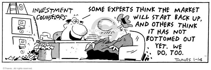 Cartoonist Bob Thaves Tom Thaves  Frank and Ernest 1997-01-14 