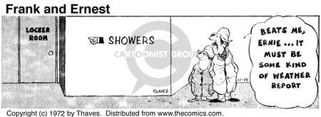 Cartoonist Bob Thaves Tom Thaves  Frank and Ernest 1972-11-14 