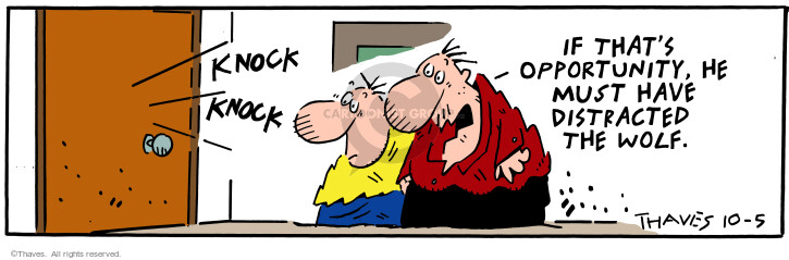 Cartoonist Bob Thaves Tom Thaves  Frank and Ernest 2000-10-05 