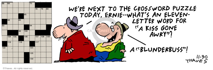 Cartoonist Bob Thaves Tom Thaves  Frank and Ernest 2000-11-30 