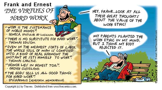 Cartoonist Bob Thaves Tom Thaves  Frank and Ernest 2001-02-18 