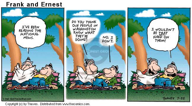 Comic Strip Bob Thaves Tom Thaves  Frank and Ernest 2001-07-22 knowledge