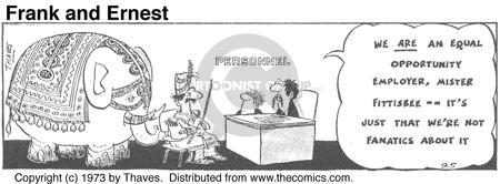 Cartoonist Bob Thaves Tom Thaves  Frank and Ernest 1973-09-05 