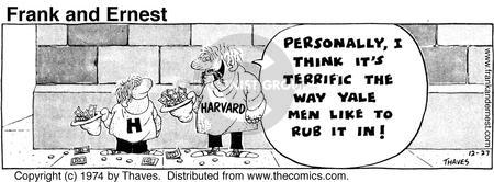 Comic Strip Bob Thaves Tom Thaves  Frank and Ernest 1974-12-27 rub