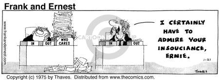Cartoonist Bob Thaves Tom Thaves  Frank and Ernest 1975-01-21 
