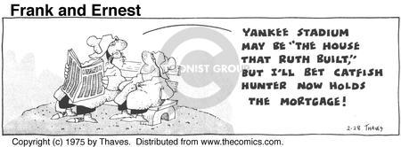 Cartoonist Bob Thaves Tom Thaves  Frank and Ernest 1975-02-28 