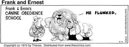Cartoonist Bob Thaves Tom Thaves  Frank and Ernest 1975-04-04 