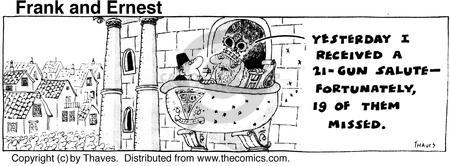 Cartoonist Bob Thaves Tom Thaves  Frank and Ernest 1975-07-23 