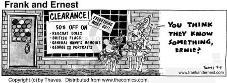 Cartoonist Bob Thaves Tom Thaves  Frank and Ernest 1975-09-09 
