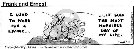 Cartoonist Bob Thaves Tom Thaves  Frank and Ernest 1975-09-25 