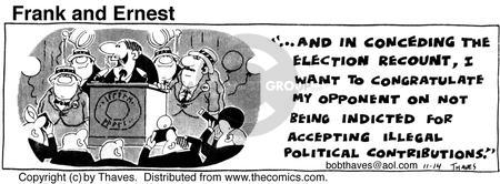 Cartoonist Bob Thaves Tom Thaves  Frank and Ernest 1975-11-14 