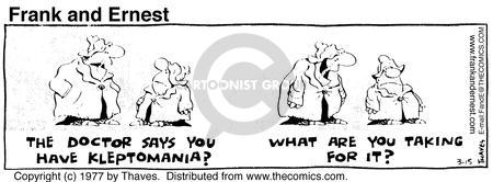 Cartoonist Bob Thaves Tom Thaves  Frank and Ernest 1977-03-15 