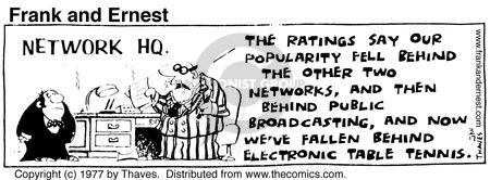Cartoonist Bob Thaves Tom Thaves  Frank and Ernest 1977-03-17 