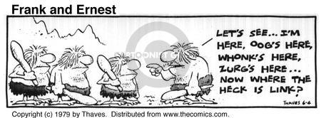 Cartoonist Bob Thaves Tom Thaves  Frank and Ernest 1979-06-04 