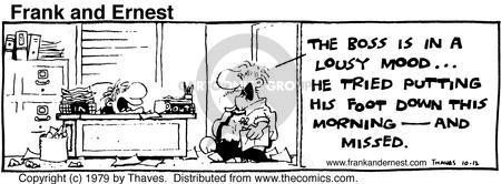 Cartoonist Bob Thaves Tom Thaves  Frank and Ernest 1979-10-12 