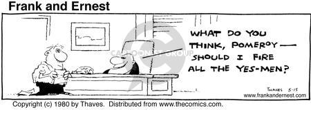 Cartoonist Bob Thaves Tom Thaves  Frank and Ernest 1980-05-15 