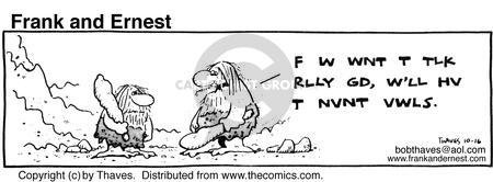 Cartoonist Bob Thaves Tom Thaves  Frank and Ernest 1980-10-16 