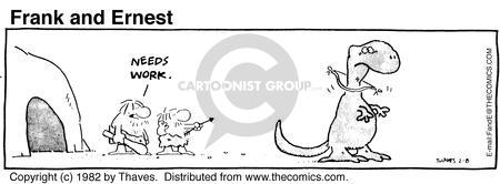 Cartoonist Bob Thaves Tom Thaves  Frank and Ernest 1982-02-08 