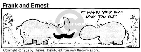Cartoonist Bob Thaves Tom Thaves  Frank and Ernest 1982-05-17 