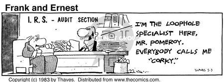 Cartoonist Bob Thaves Tom Thaves  Frank and Ernest 1983-05-03 