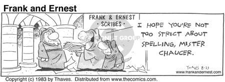 Cartoonist Bob Thaves Tom Thaves  Frank and Ernest 1983-08-23 