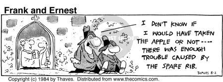 Cartoonist Bob Thaves Tom Thaves  Frank and Ernest 1984-08-02 