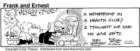 Cartoonist Bob Thaves Tom Thaves  Frank and Ernest 1985-12-25 